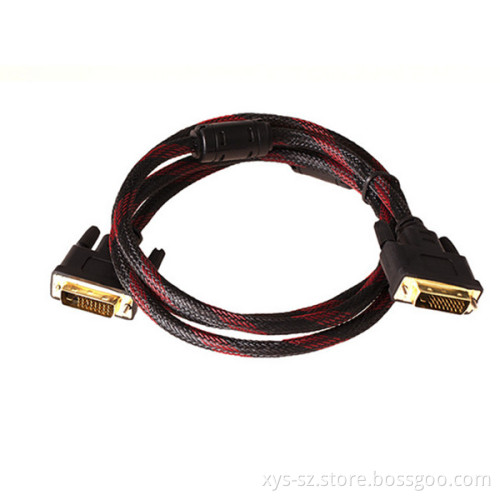High quality gold plated dvi 24+1 cable,dvi male to male cable/